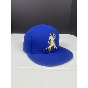 Ken Griffey Jr Baseballism SnapBack Hat Royal Blue 8-bit Baseball